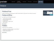 Tablet Screenshot of filesend.introweb.nl
